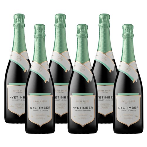 Crate of 6 Nyetimber Curvee Cherie Demi-Sec NV English Sparkling Wine